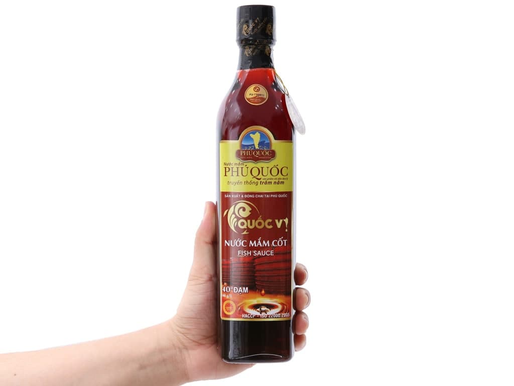 NƯỚC MẮM PHÚ QUỐC QUỐC VỊ 40 ĐỘ 520ML